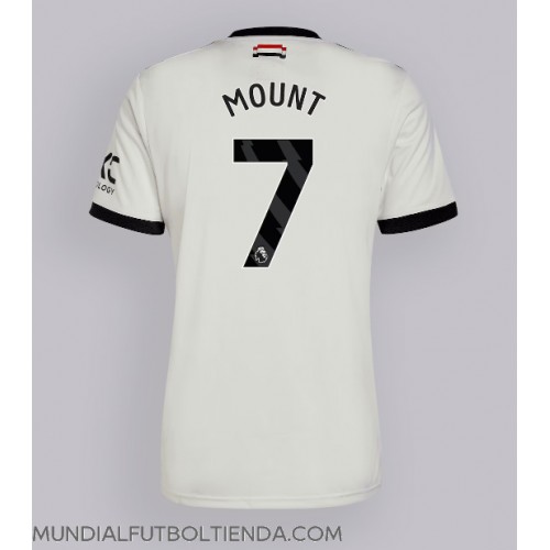 Camiseta Manchester United Mason Mount #7 Tercera Equipación Replica 2024-25 mangas cortas